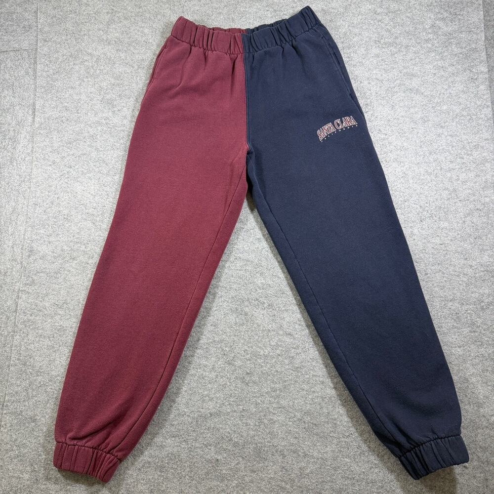 Hollister Joggers Womens XS Maroon Navy Color Block Santa Clara Sweatpants